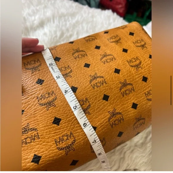 MCM COGNAC BOSTON BAG - Picture 11 of 14